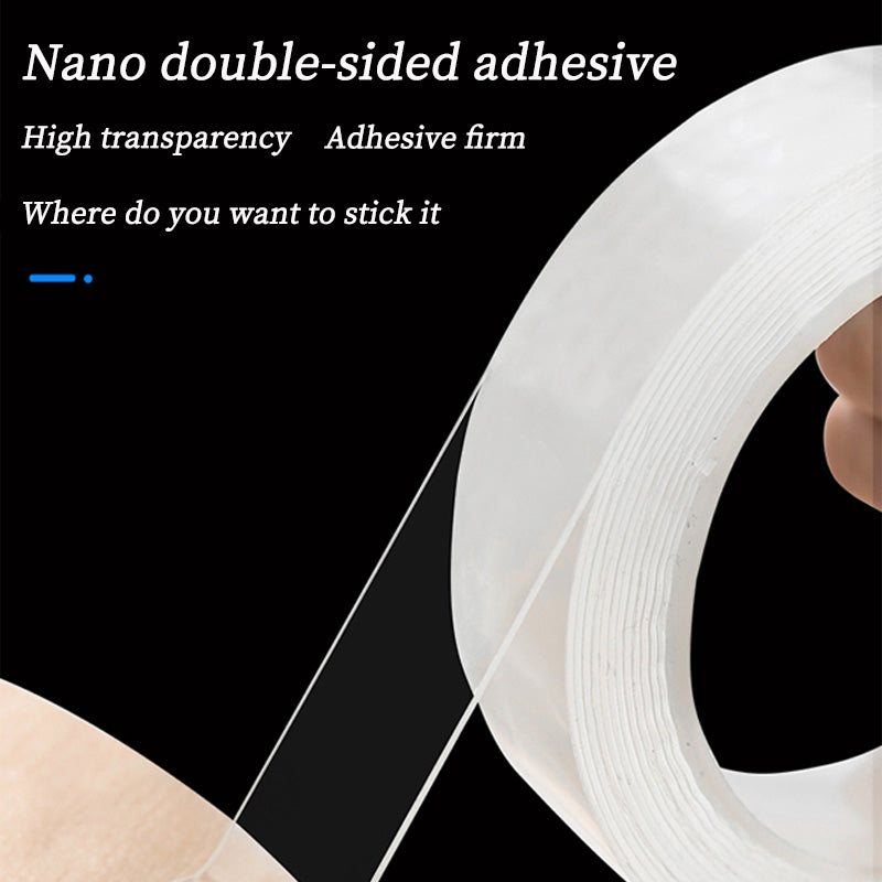 Nano double-sided adhesive, washable traceless transparent double-sided carpet fixing assistant adhesive.