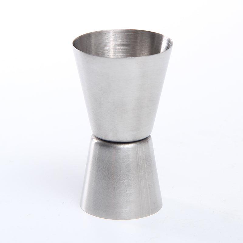 Double end measuring cup, ounce cup，mixers measuring cups,stainless steel wine measuring vessel,measuring cups for milk tea utensil bar.